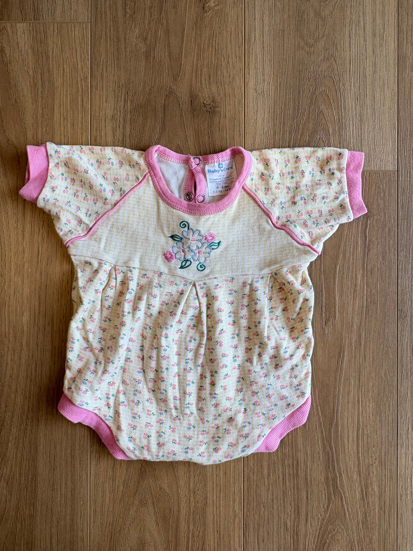 *Vintage* Barboteuse - Baby’s Own - 6 mois *Fabriqué au Canada