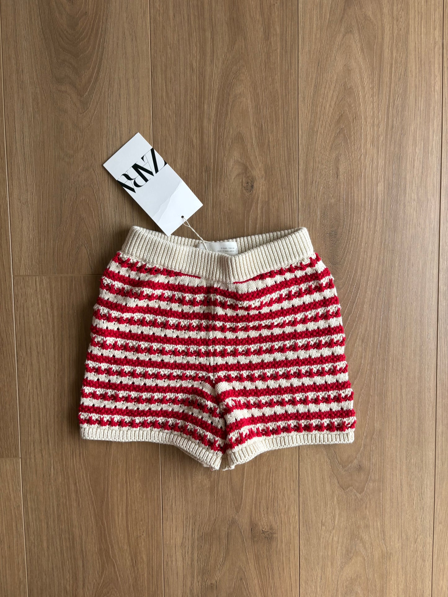 *Neuf* Short en mailles - Zara - 5 ans