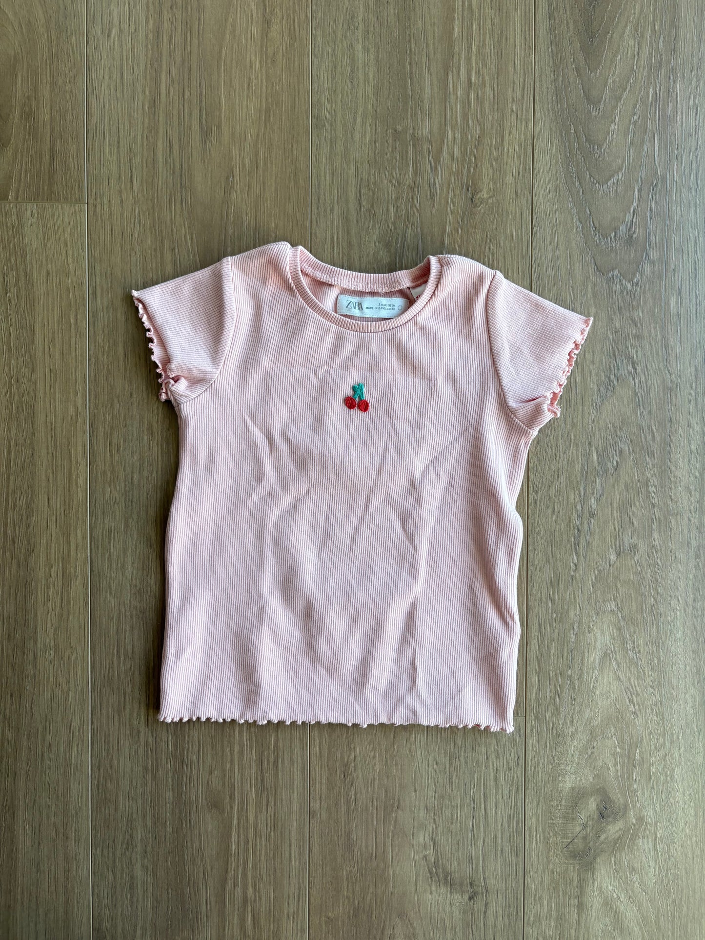 T-Shirt côtelé - Zara - 3 ans