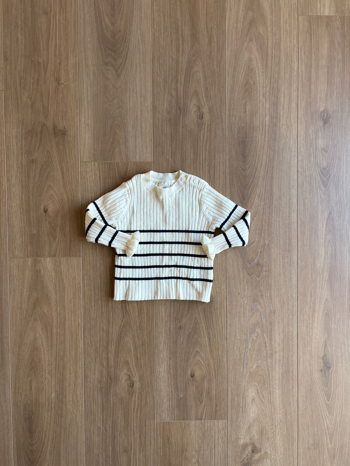 Chandail côtelé - H&M - 6/9 mois