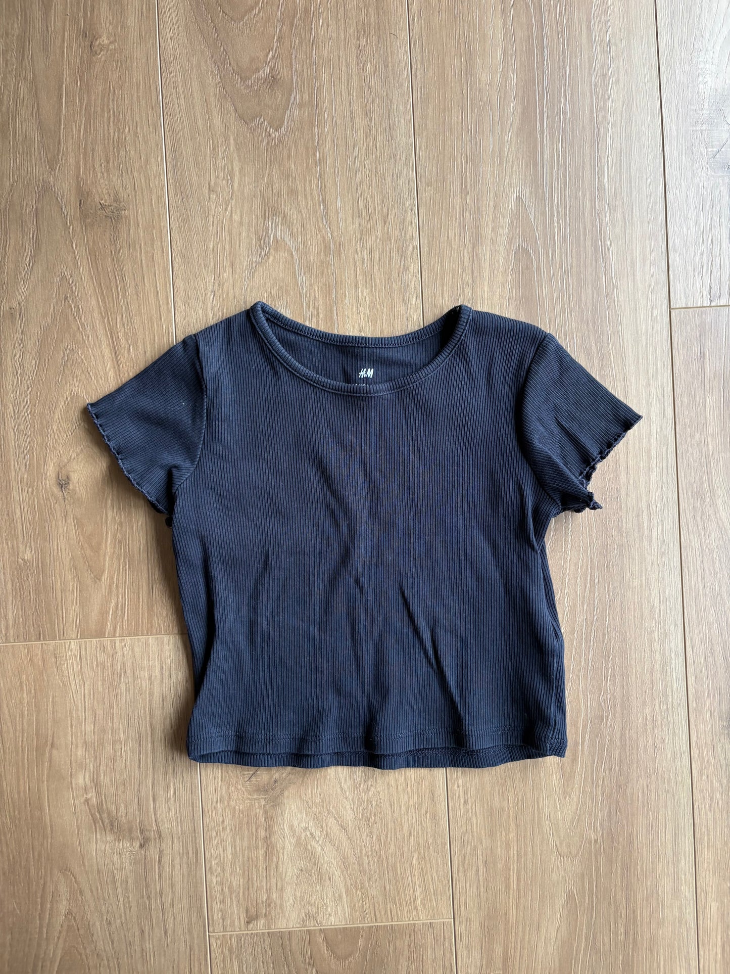 T-Shirt côtelé - H&M - 2/4 ans
