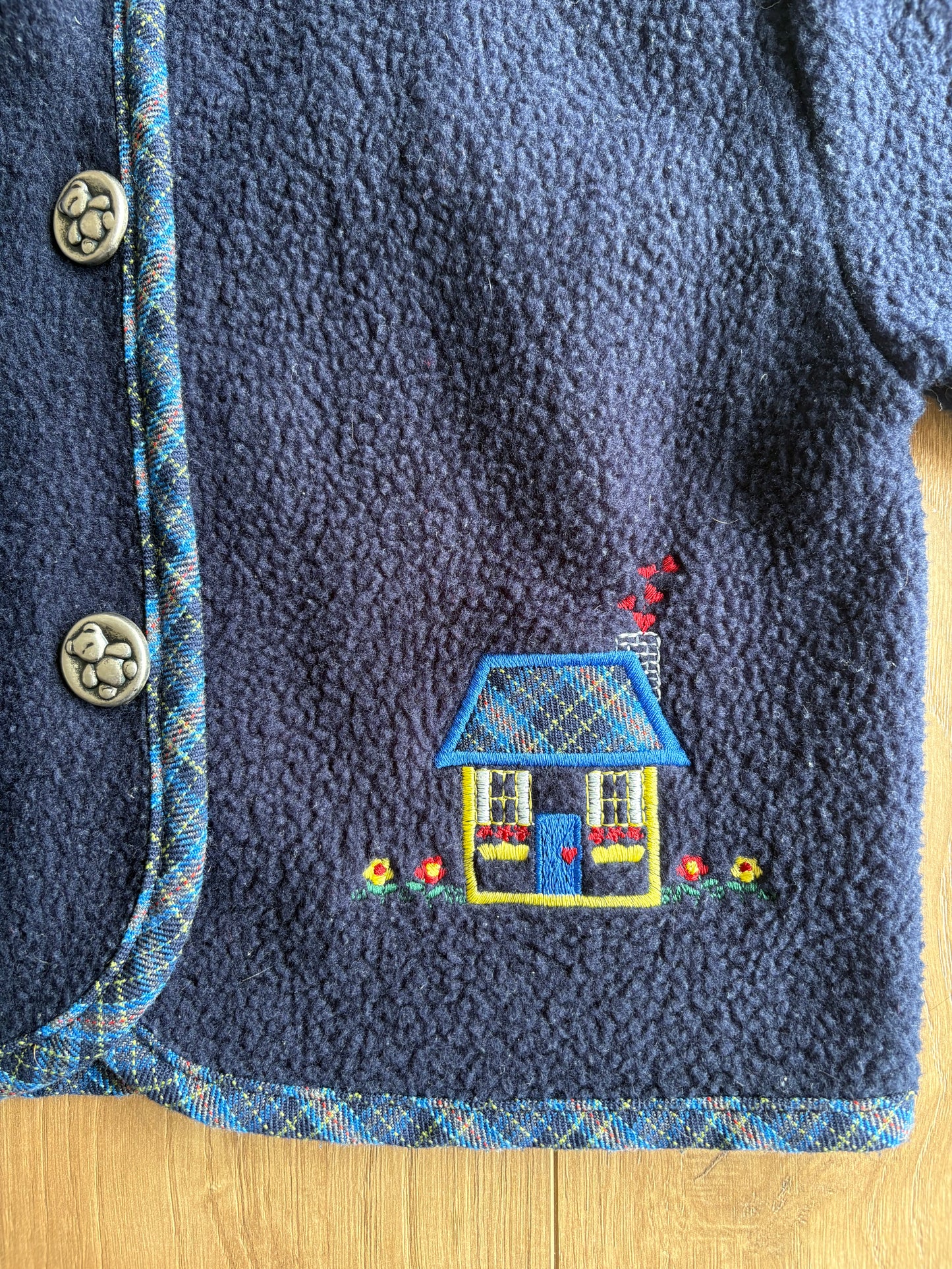 *Vintage* Veste polar - Blue Heaven - 4 ans