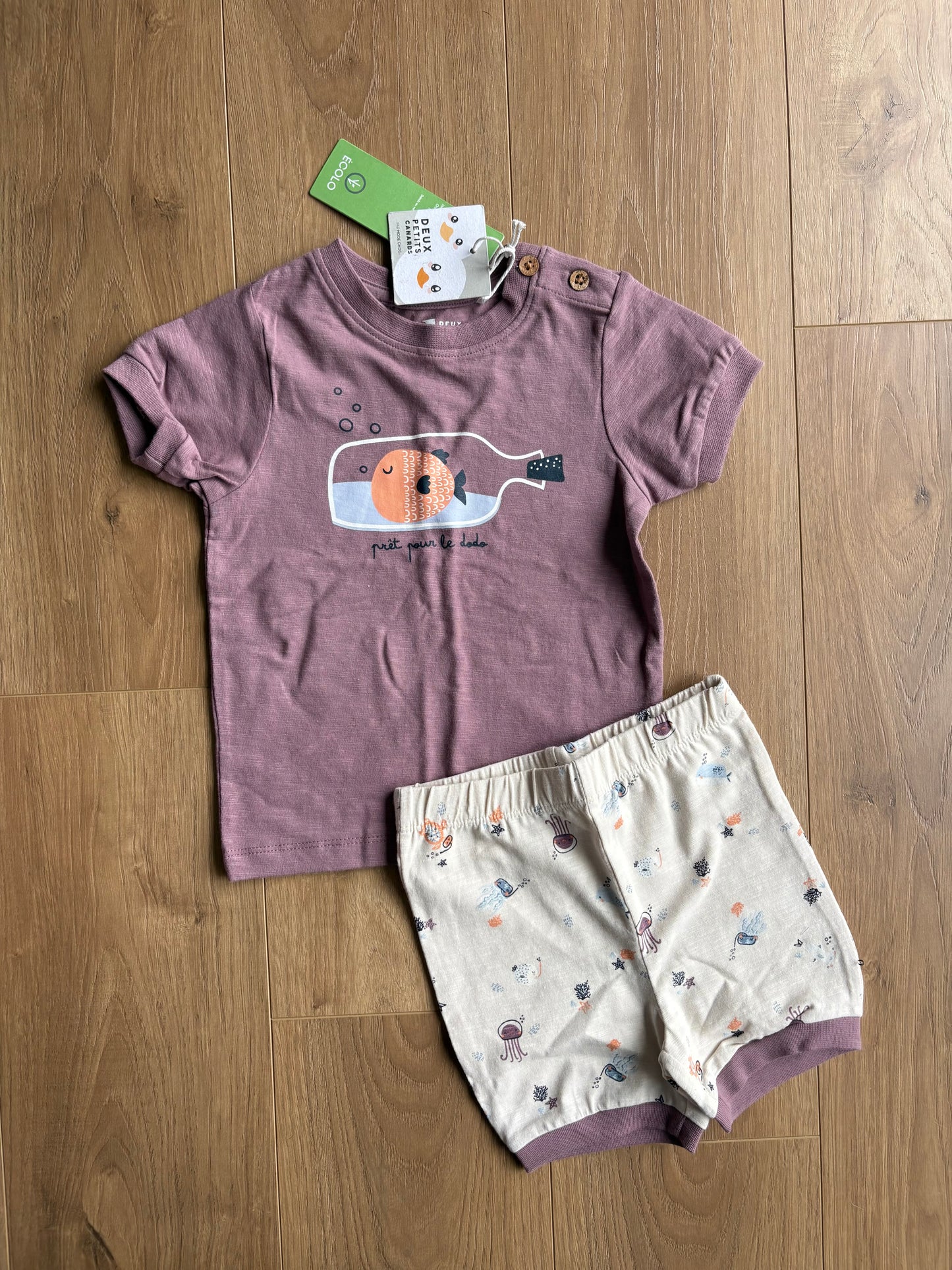 *Neuf* Pyjama 2 pièces - Deux petits canards - 18 mois
