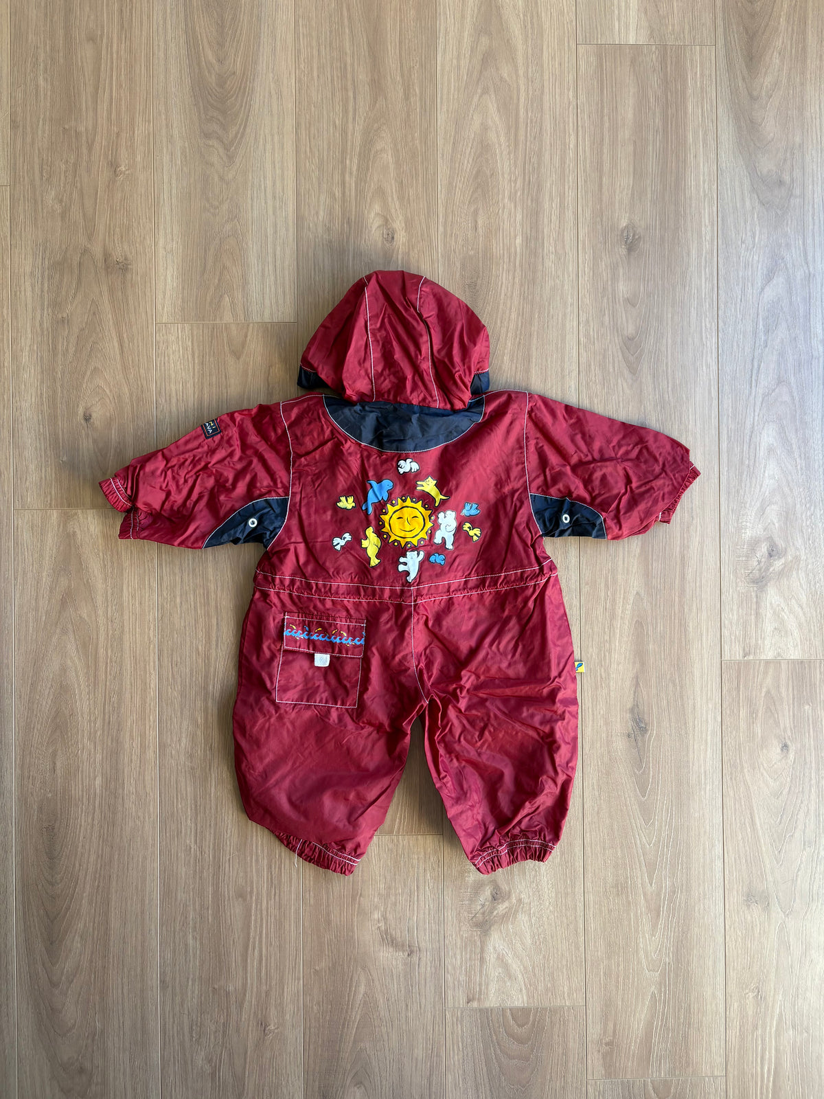 *Vintage* Manteau mi-saison - Mini Uncava - 9 mois (voir le dos) *Fait grand, oversized*