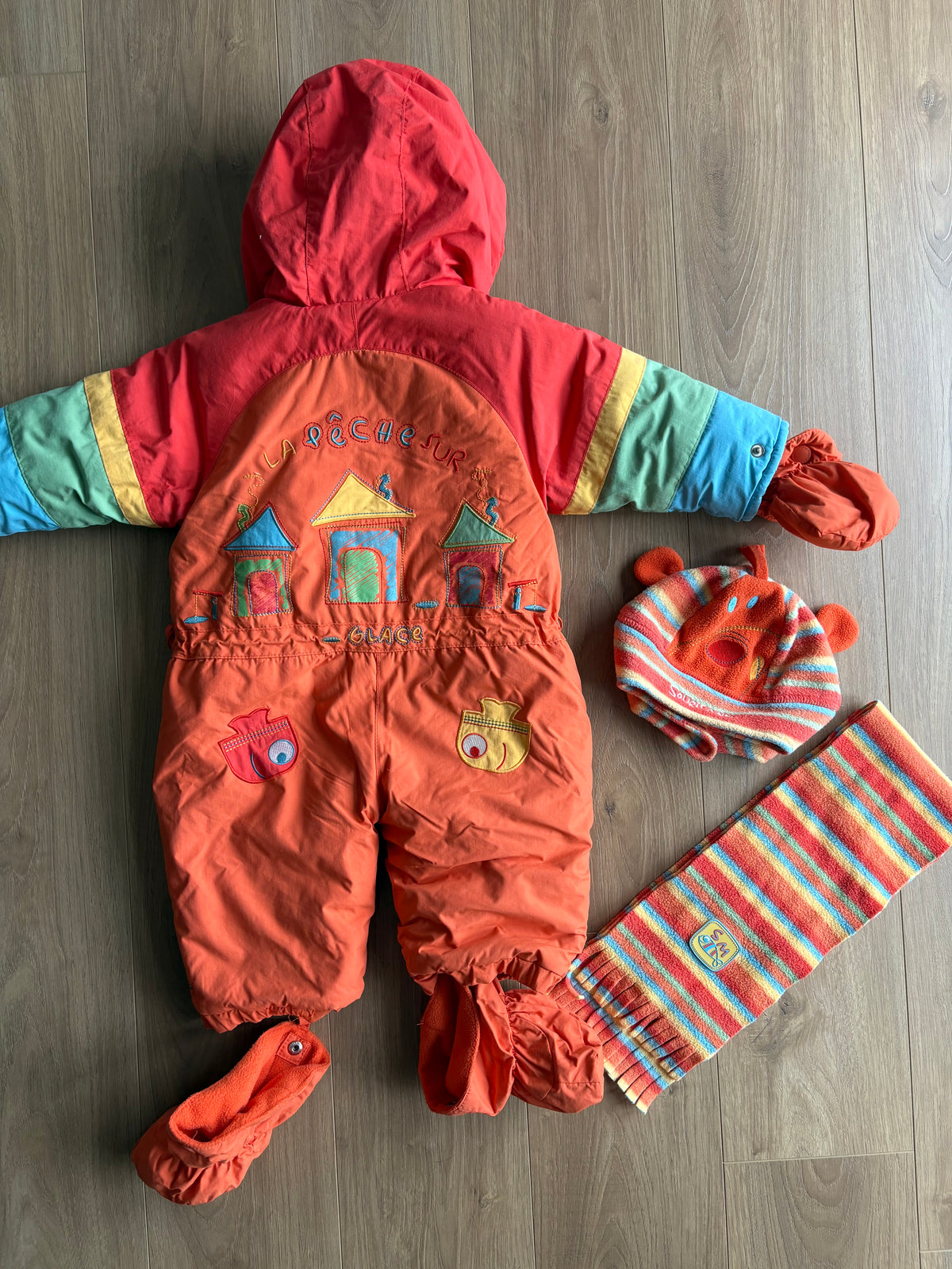 *imparfait* Manteau hiver + accessoires - Souris Mini - 6/9 mois (fait grand)