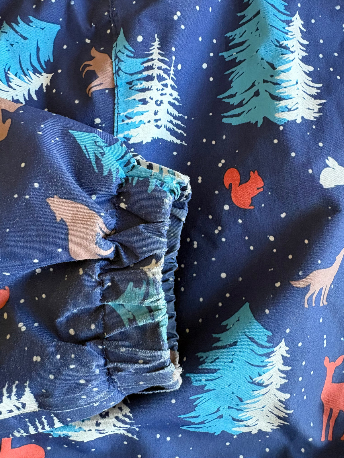 *léger imparfait* Manteau mi-saison, intérieur polar - Jan & Jul - 5 ans (nom inscrit étiquette)