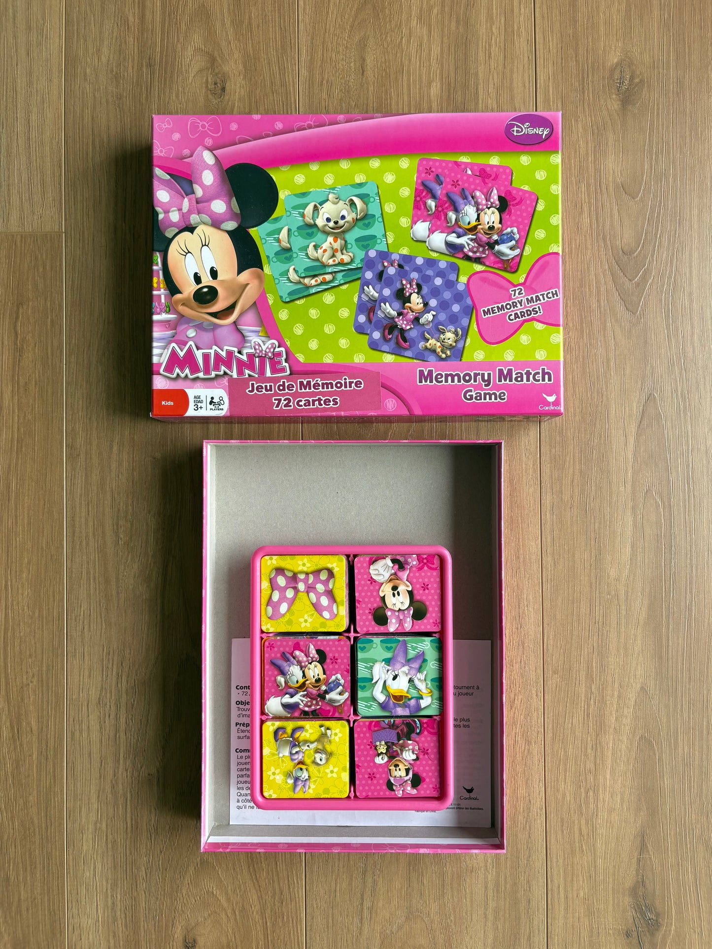 *Complet* Jeu de mémoire Minnie - 72 cartes , 3 ans et plus