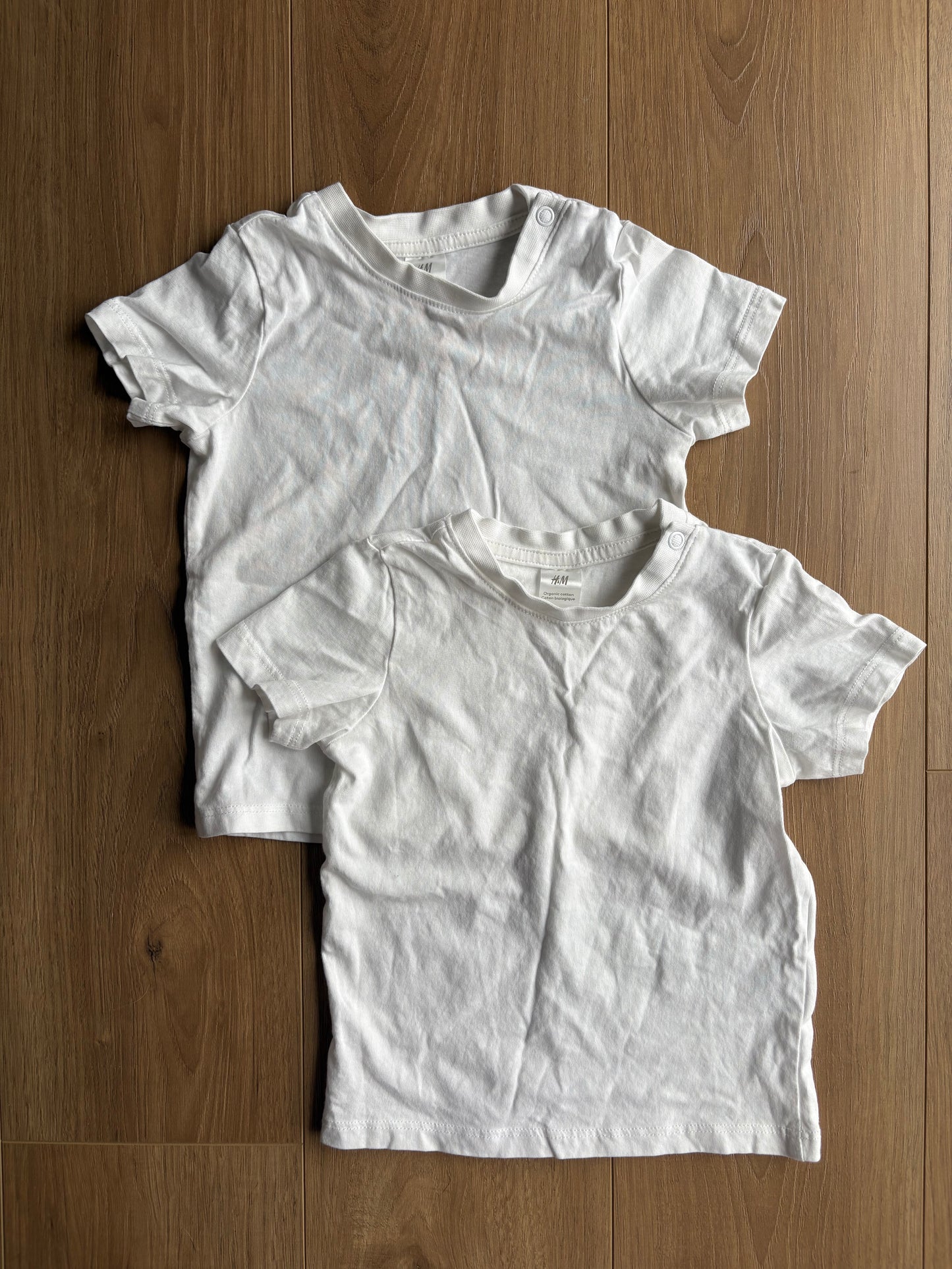 Lot t-shirt - H&M - 9/12 mois