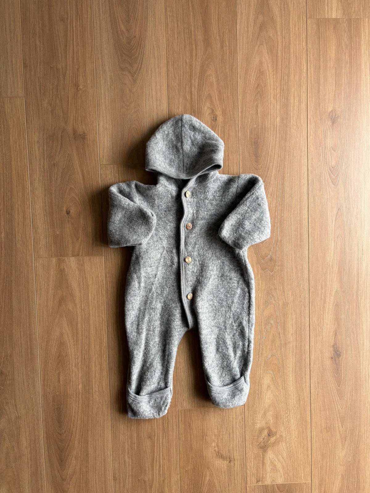 Manteau laine vierge 100% biologique - Engel - 3/6 mois (fait grand)