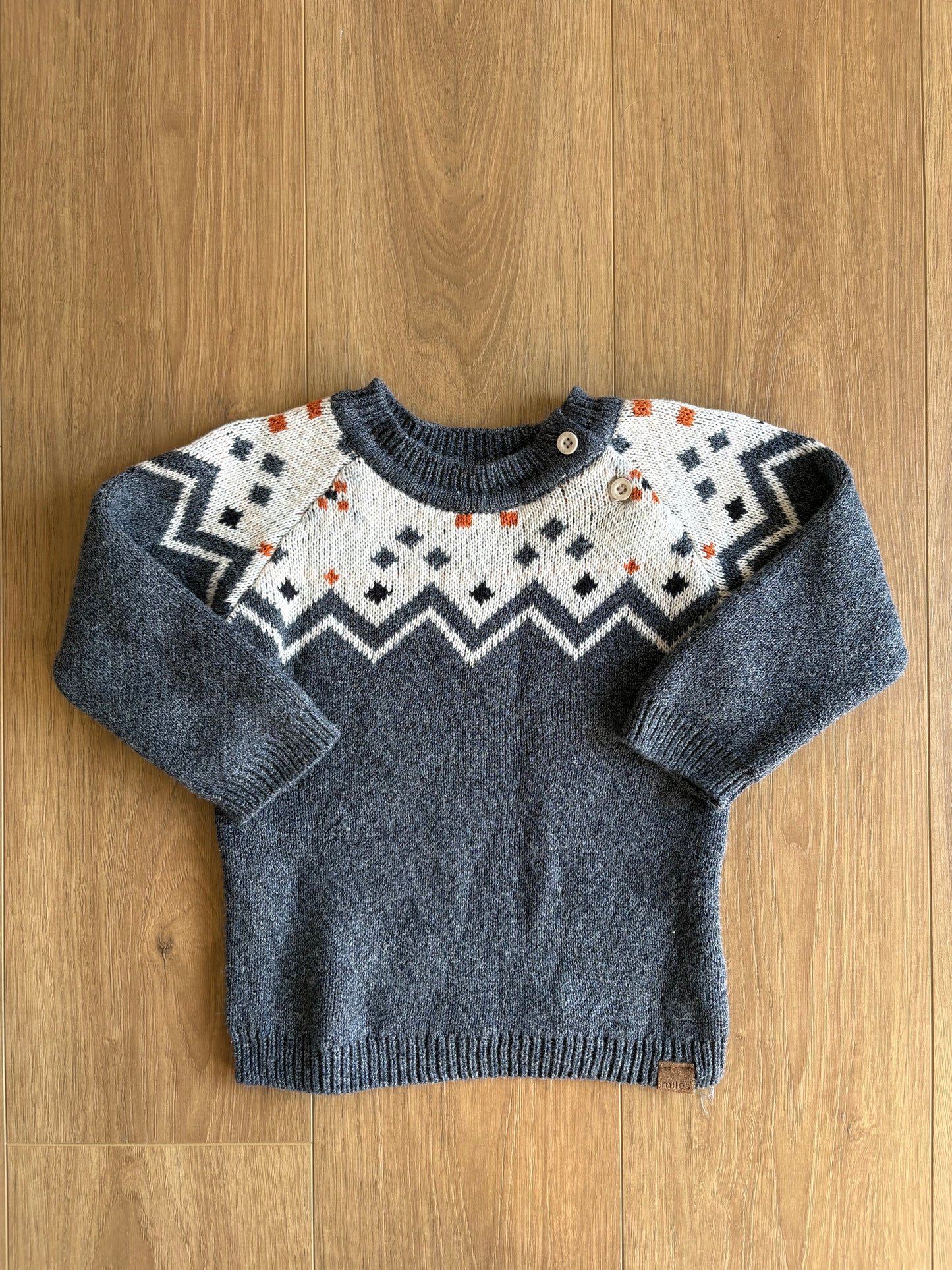 Chandail tricot - Miles - 12 mois