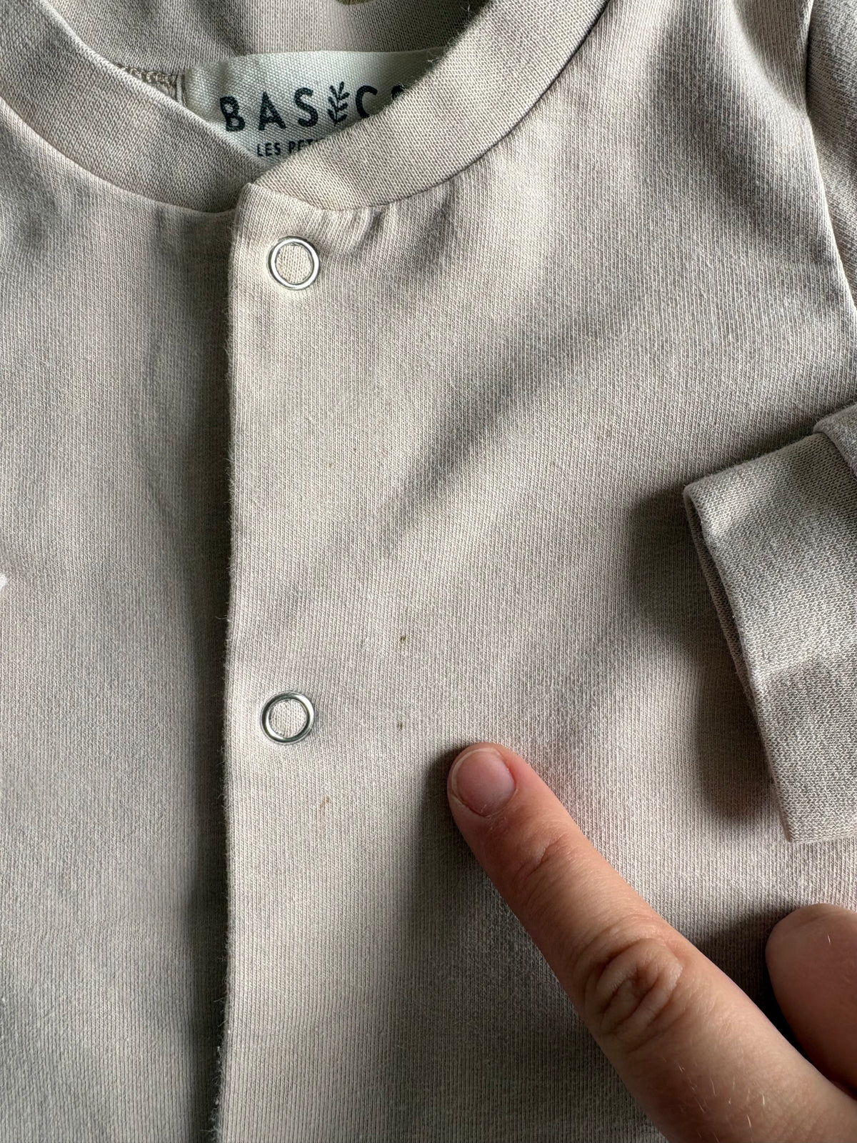 *Léger imparfait* Combinaison - Basics par les petites natures - 12/18 mois *Oversized*