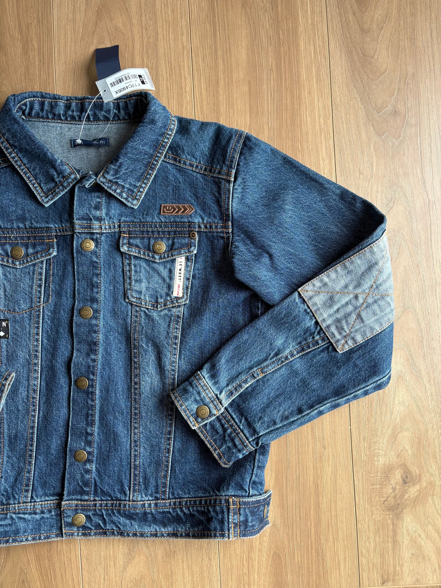 *Neuf* Manteau jeans - Souris mini - 12 ans