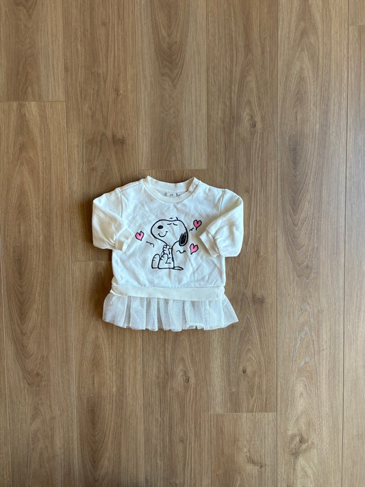 Robe - H&M X Peanuts - 4/6 mois