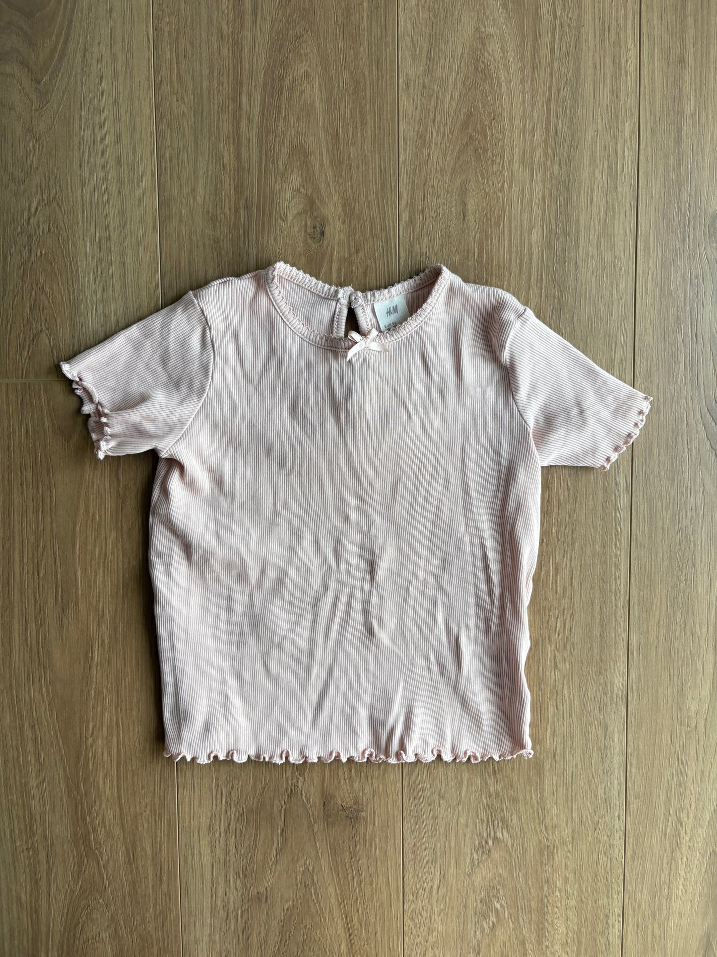T-shirt côtelé - H&M - 1 an 1/2 - 2 ans