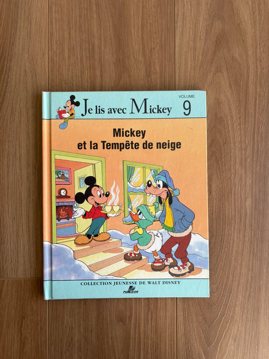 *Vintage* Mickey et la tempête de neige