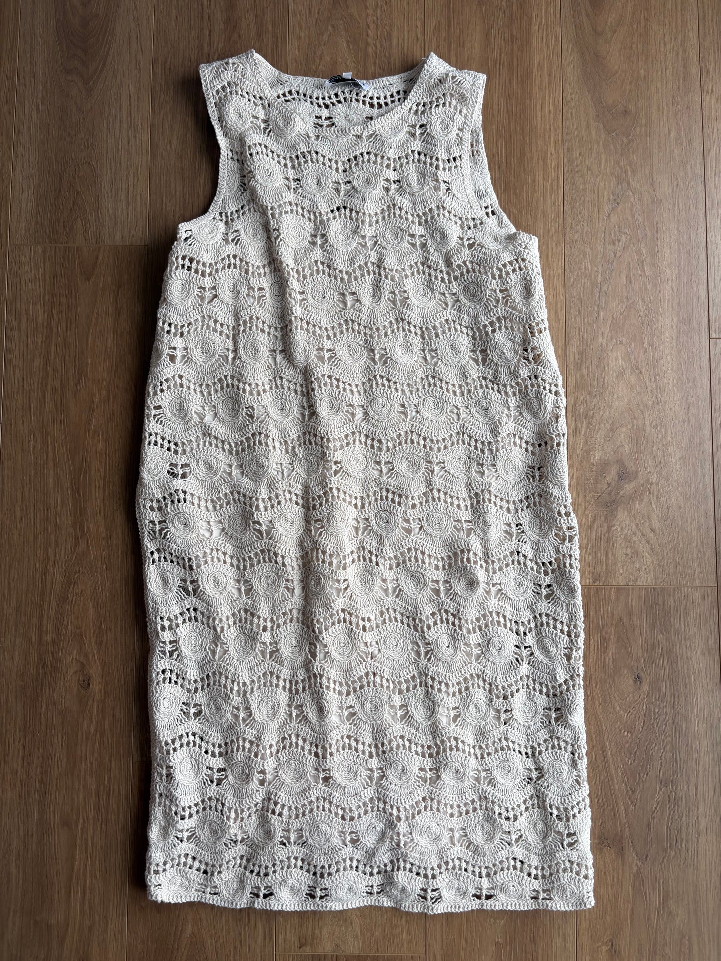 Robe Louise en crochet - Rose maternité - Small