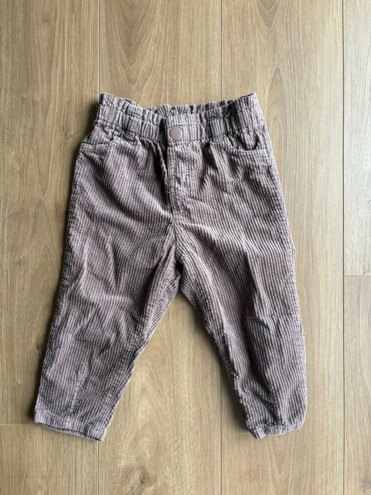 Pantalon corduroy - H&M - 12/18 mois