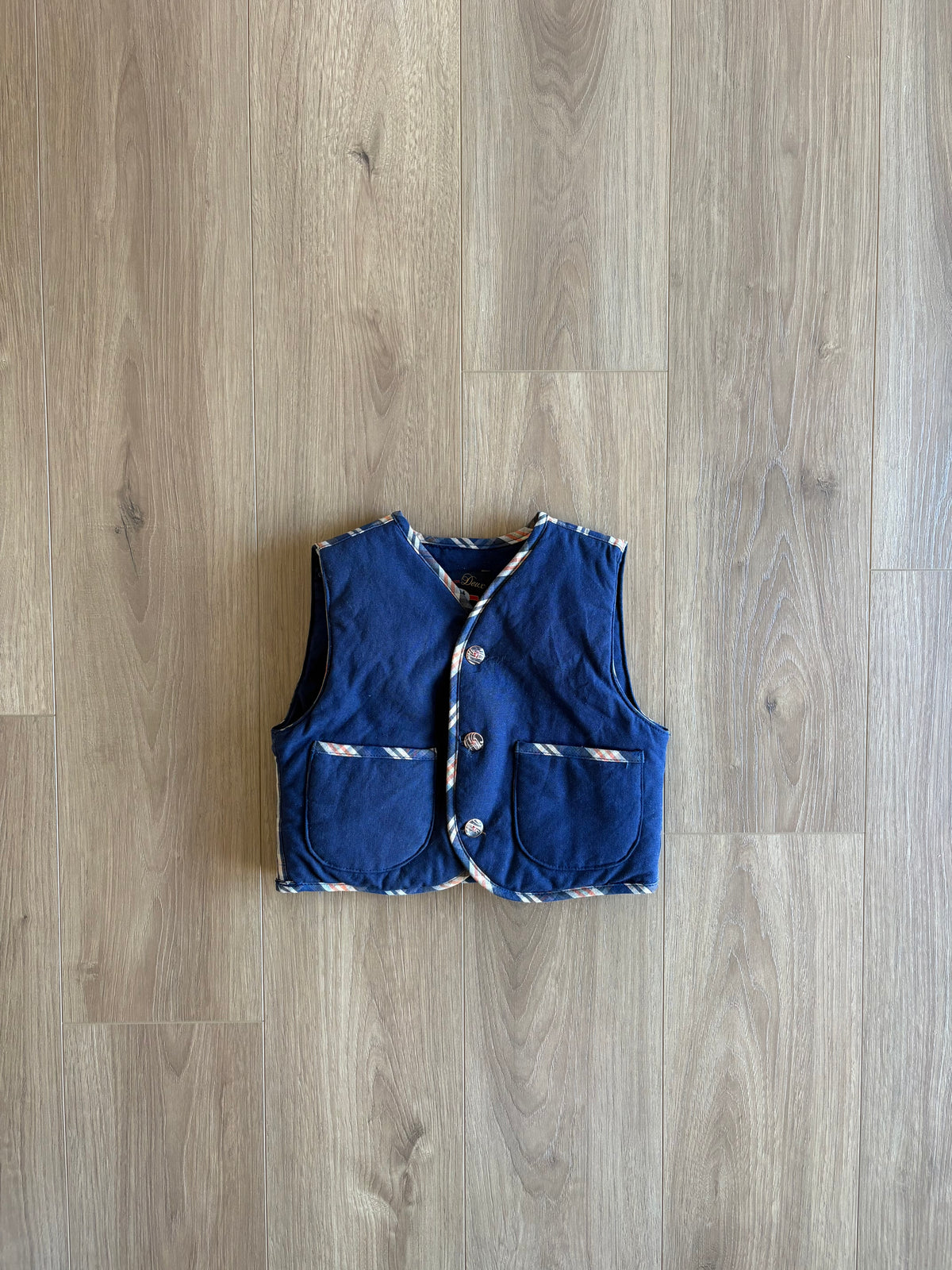 *Vintage* Veste sans manches - Deux par deux - 2 ans (voir le dos)