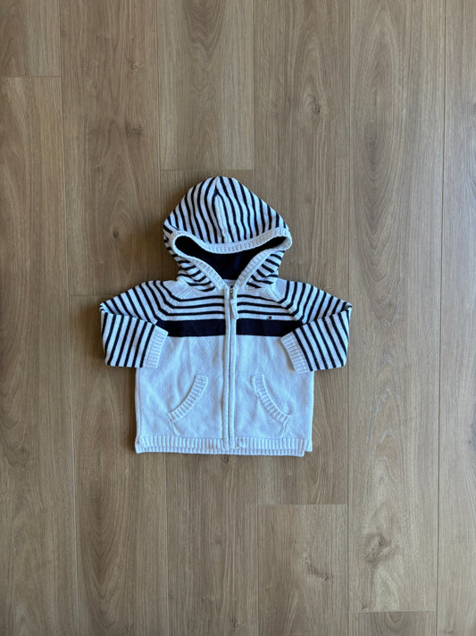 Chandail à capuchon mailles - Tommy Hilfiger - 18 mois