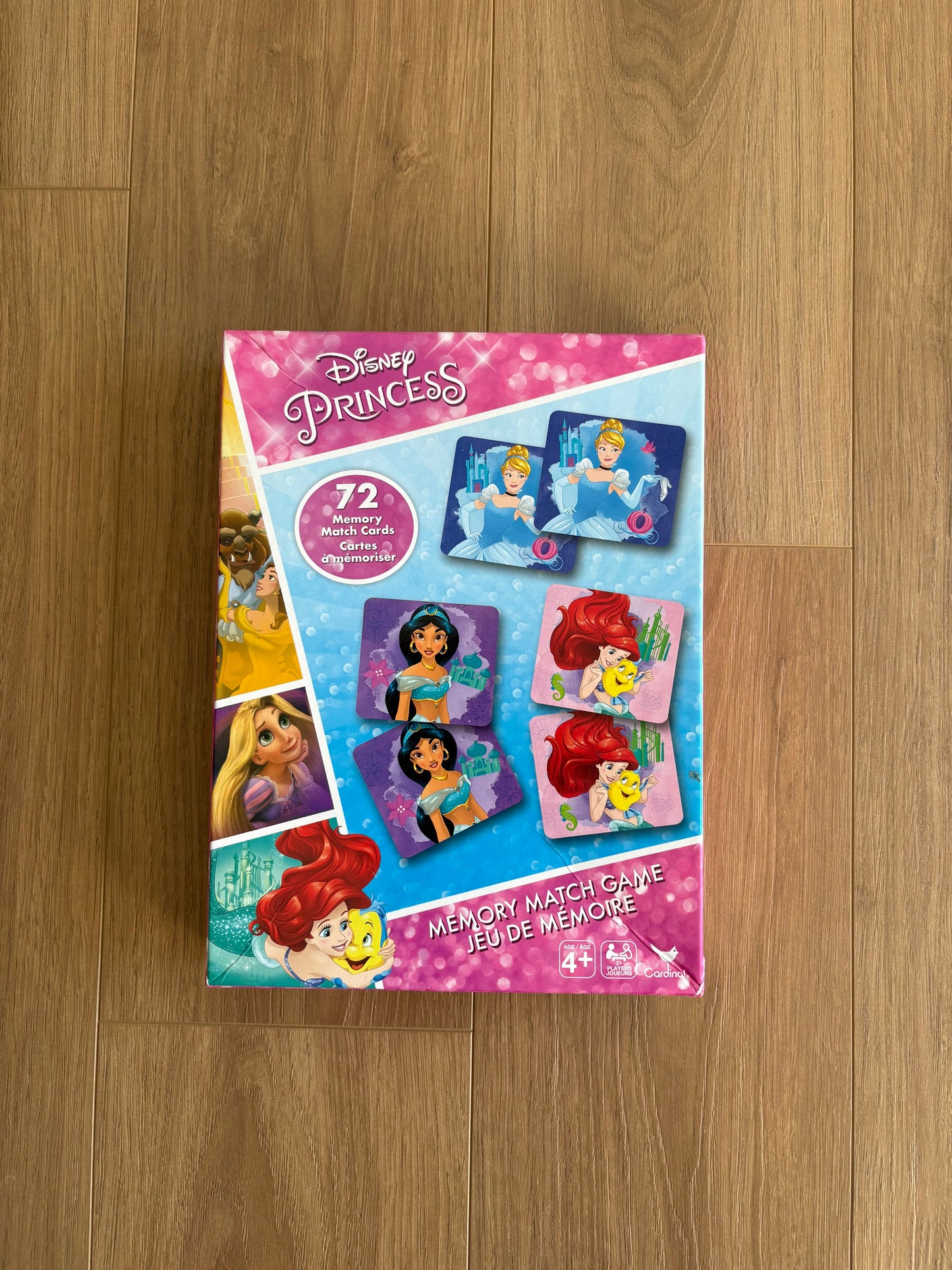 *Imparfait* Jeu de société - Jeu de mémoire - Disney Princess (manque quelques pièces)