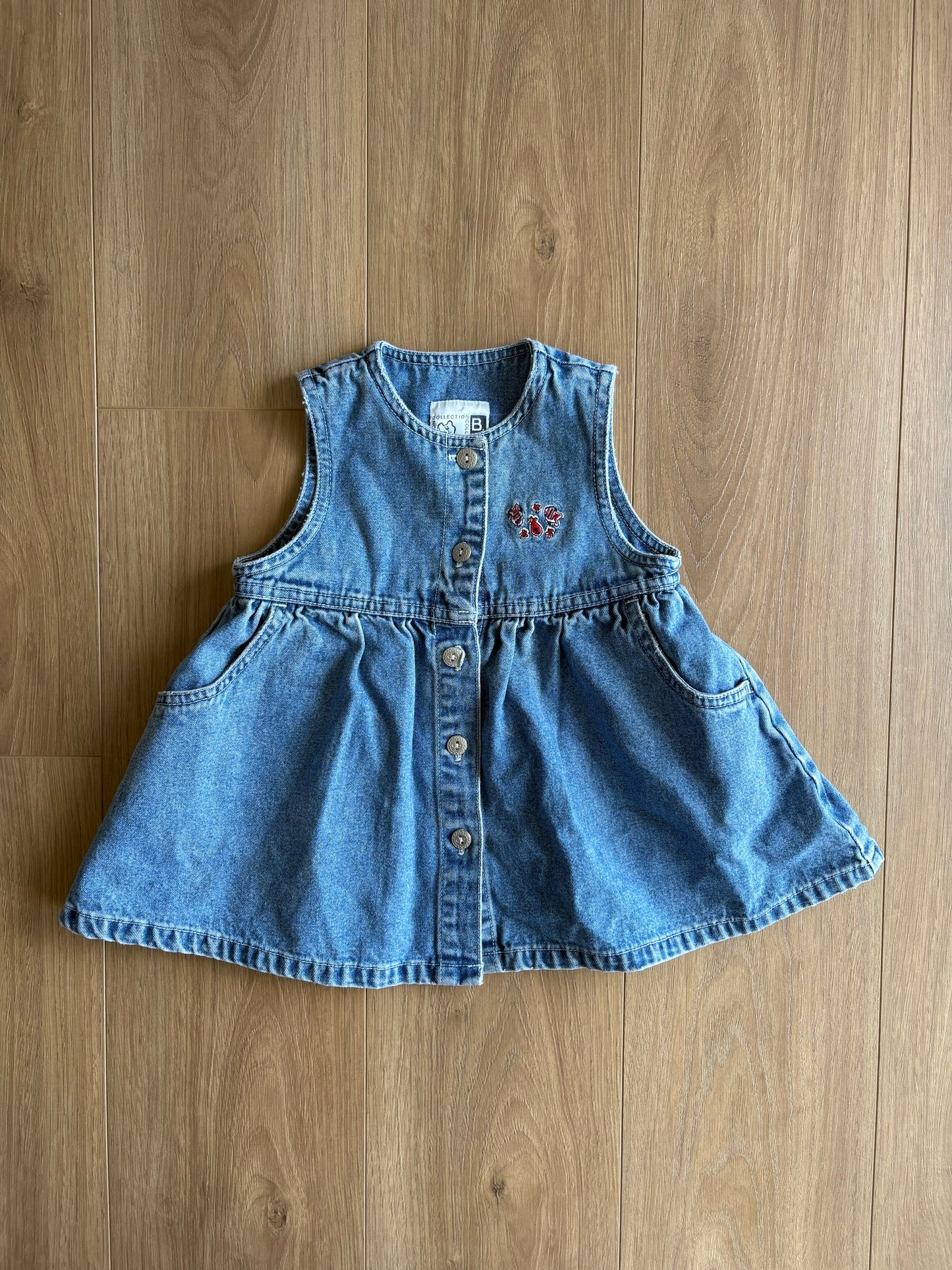 *Vintage* Robe jeans - collection bb club - 6 mois
