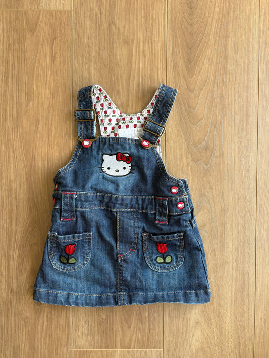 Robe jeans  - H&M X Hello Kitty - 4/6 mois
