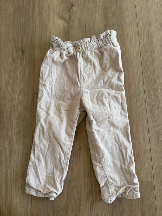 *Neuf sans étiquette* Pantalon corduroy - H&M - 12/18 mois