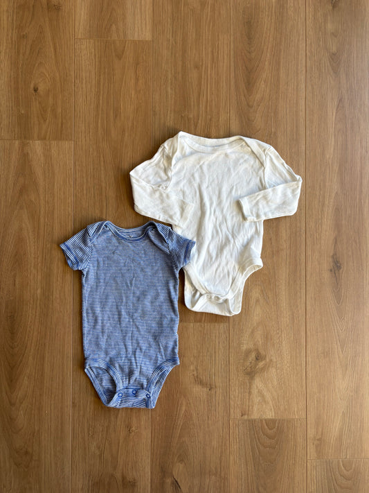 Lot Cache-couche - little earthling + carter’s - 6/9 mois