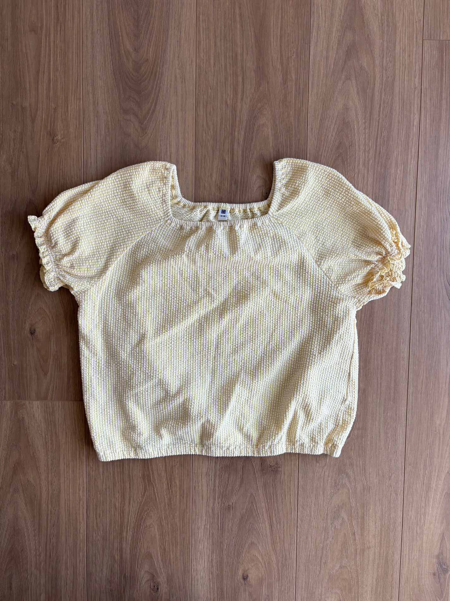 T-shirt côtelé - Uniqulo - 11/12 ans