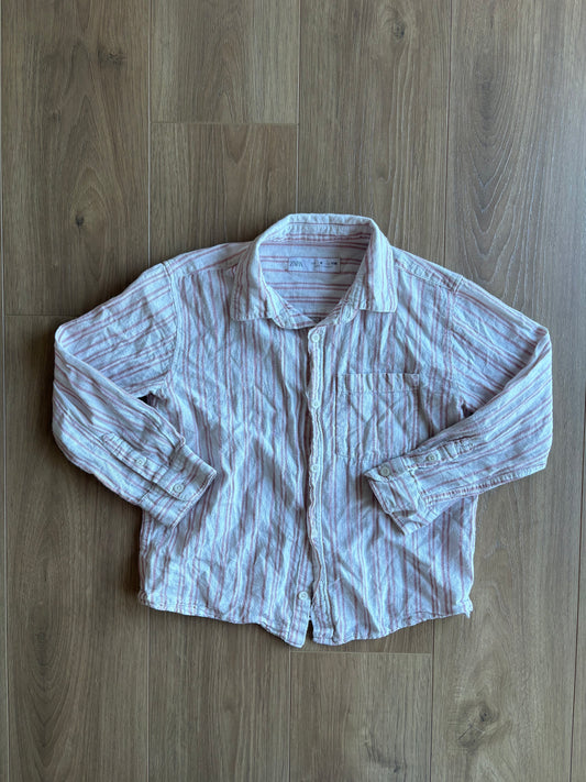 Chemise en lin - Zara - 6 ans