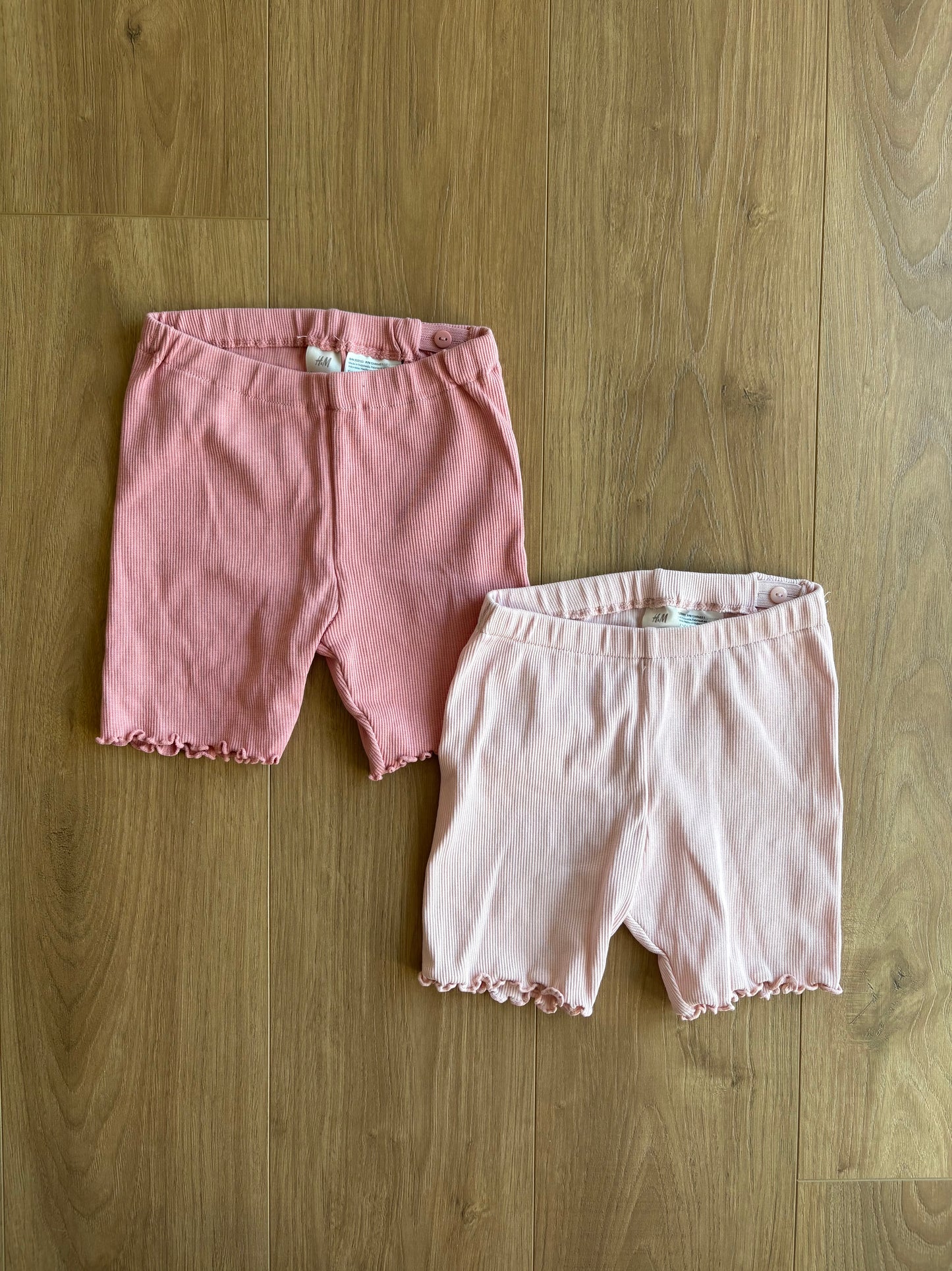 Lot Short/legging côtelé - H&M - 1 an 1/2 - 2 ans
