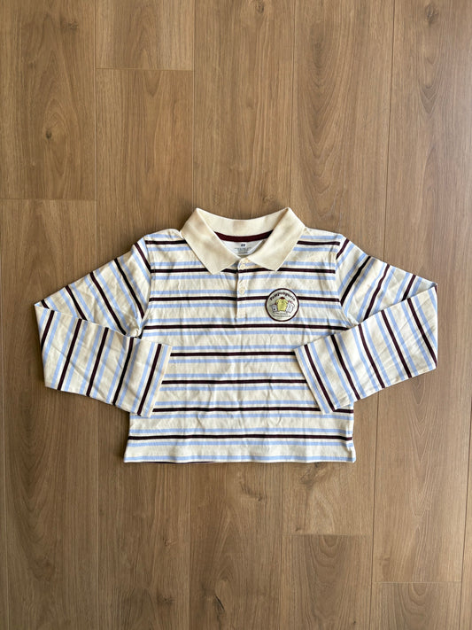 Chandail manches longues/polo - H&M - 8/10 ans