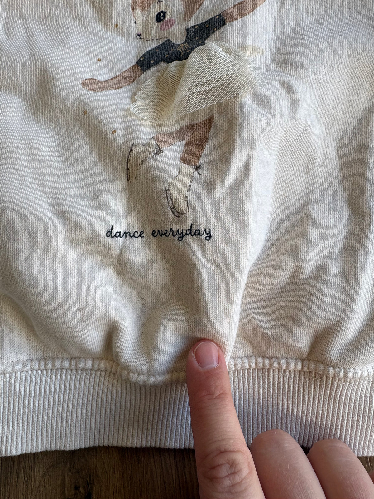 *leger imparfait* Crewneck - H&M - 2/4 ans