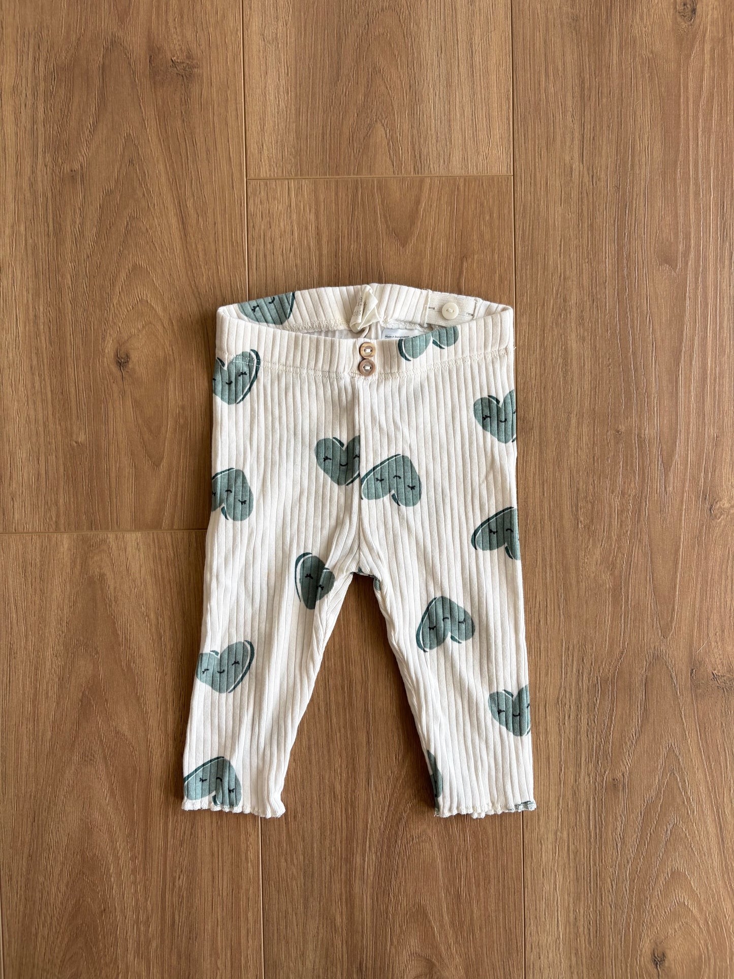 Legging côtelé - H&M - 4/6 mois