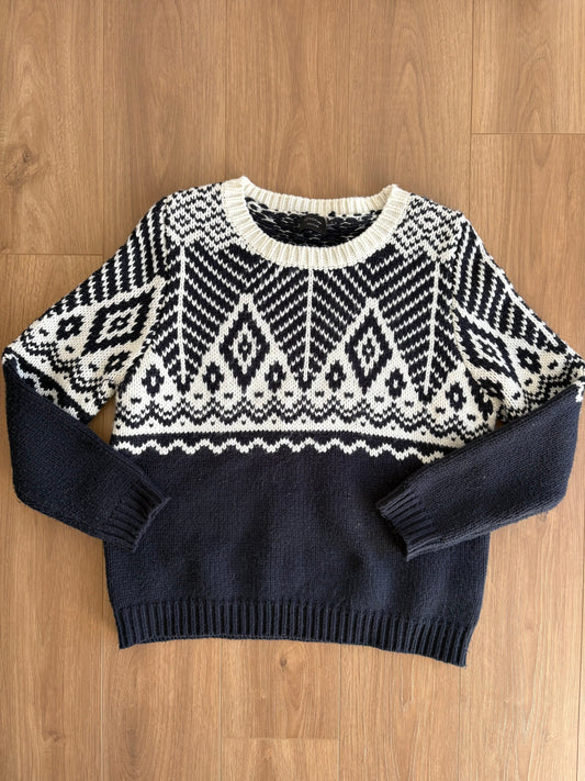 Chandail tricot - Cliche couture - Large (Fait petit)