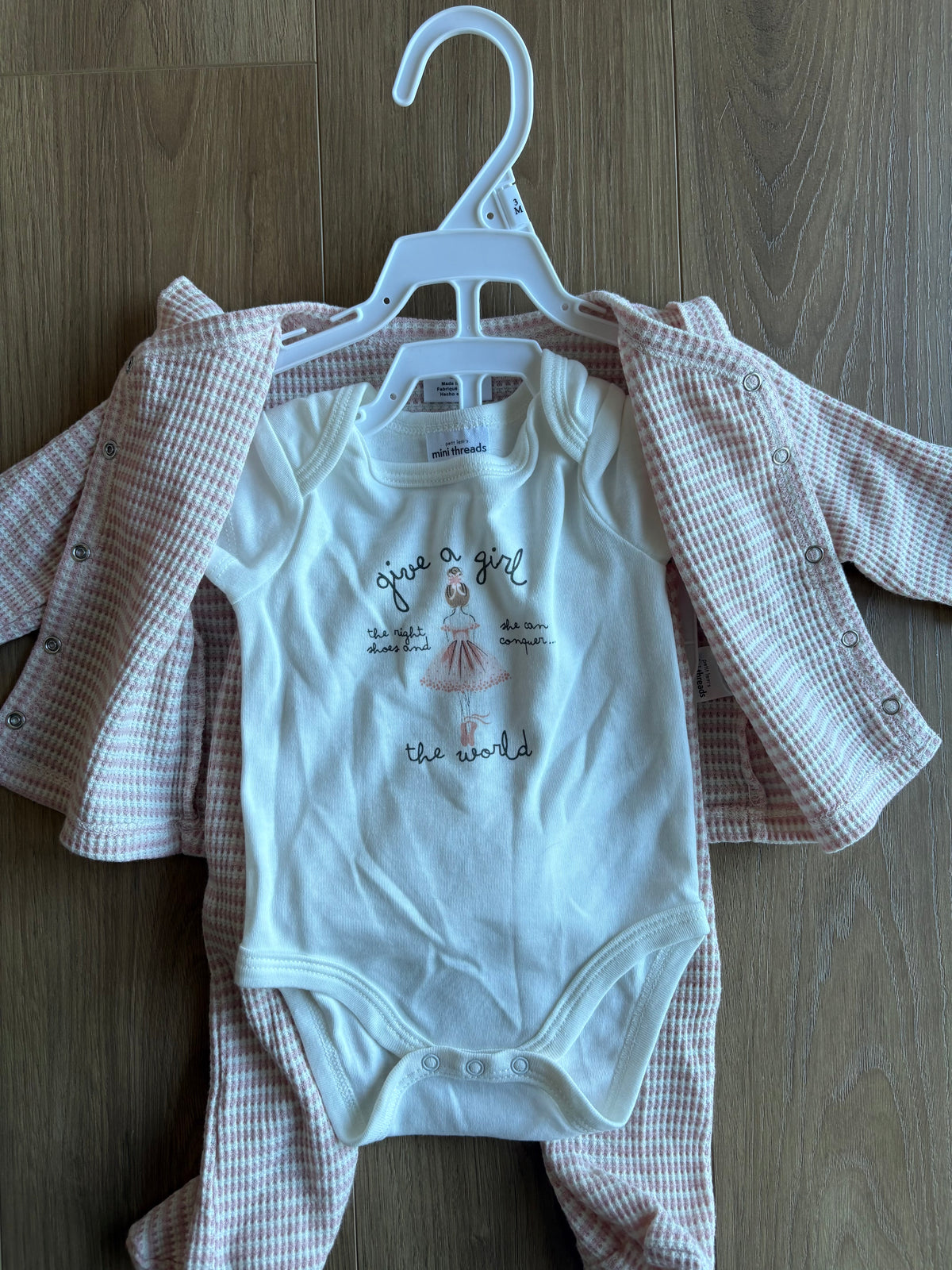 *Neuf* Ensemble 3 pièces  - Petit lem Mini Threads - 3 mois