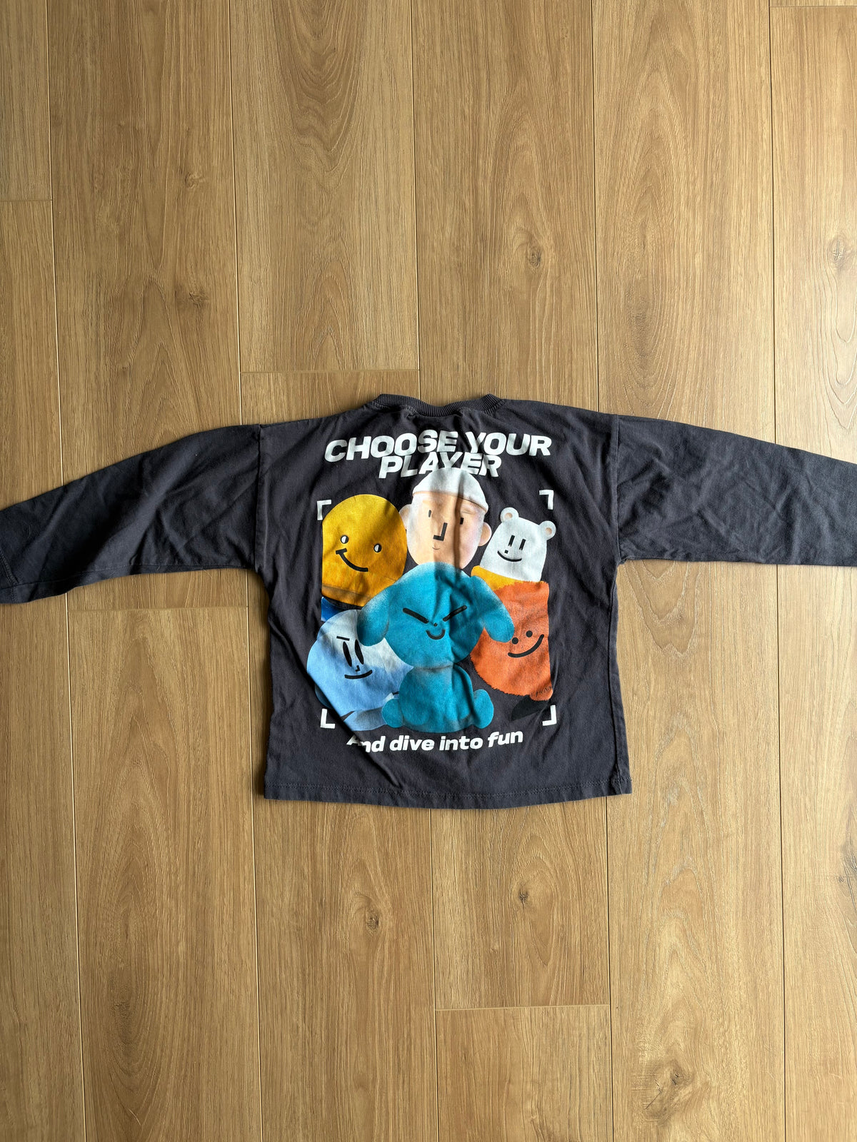 Chandail manches longues - Zara - 3/4 ans *Voir le dos*