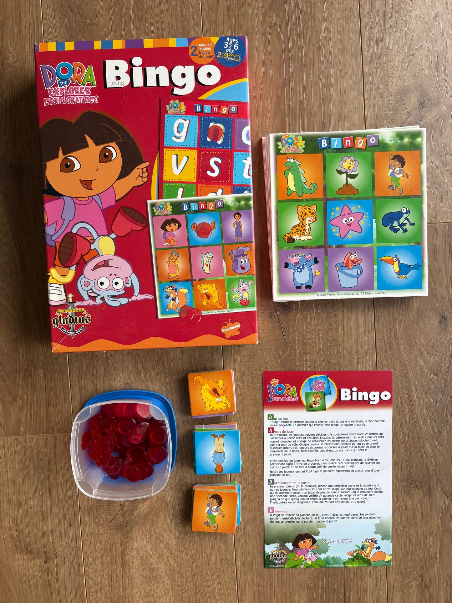 *Manque 1 cartes* Bingo - Dora , 3/6 ans