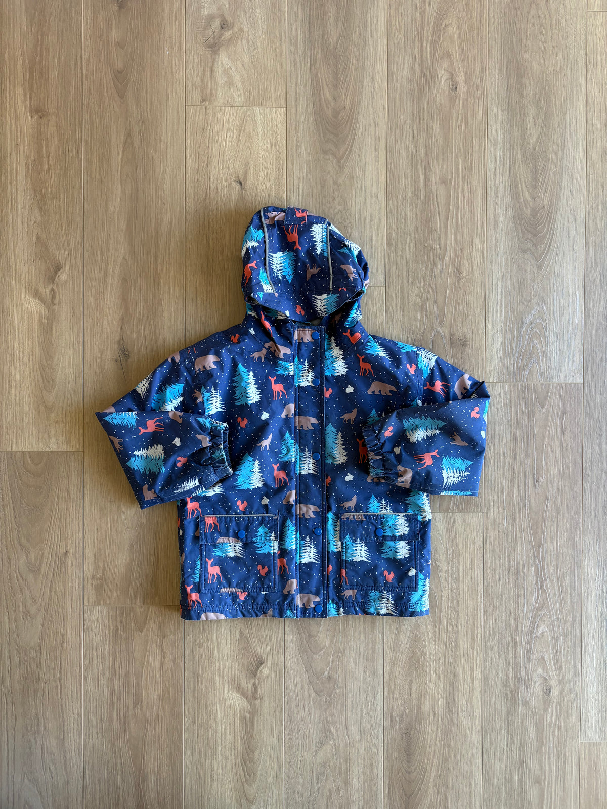 *léger imparfait* Manteau mi-saison, intérieur polar - Jan & Jul - 5 ans (nom inscrit étiquette)