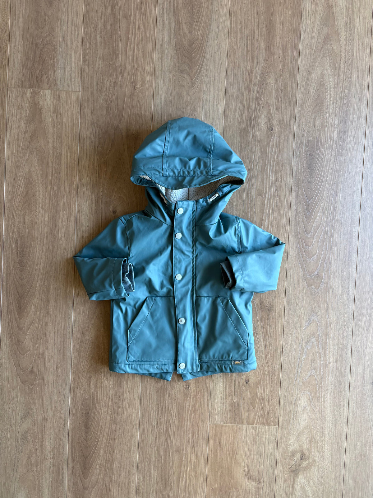 *leger imparfait* Manteau de pluie *intérieur sherpa* - Zara - 12/18 mois