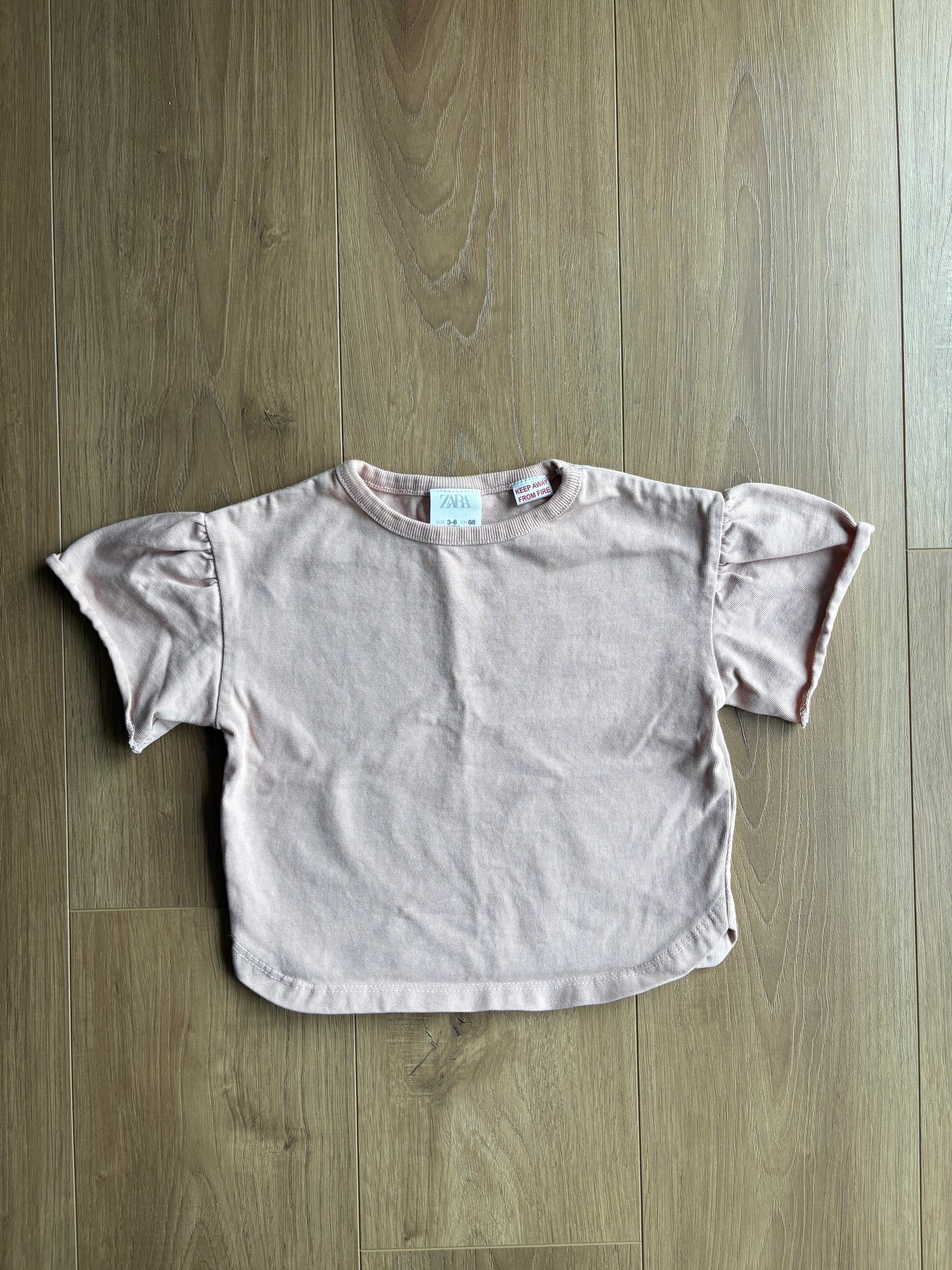 T-Shirt manches volant - Zara - 3/6 mois