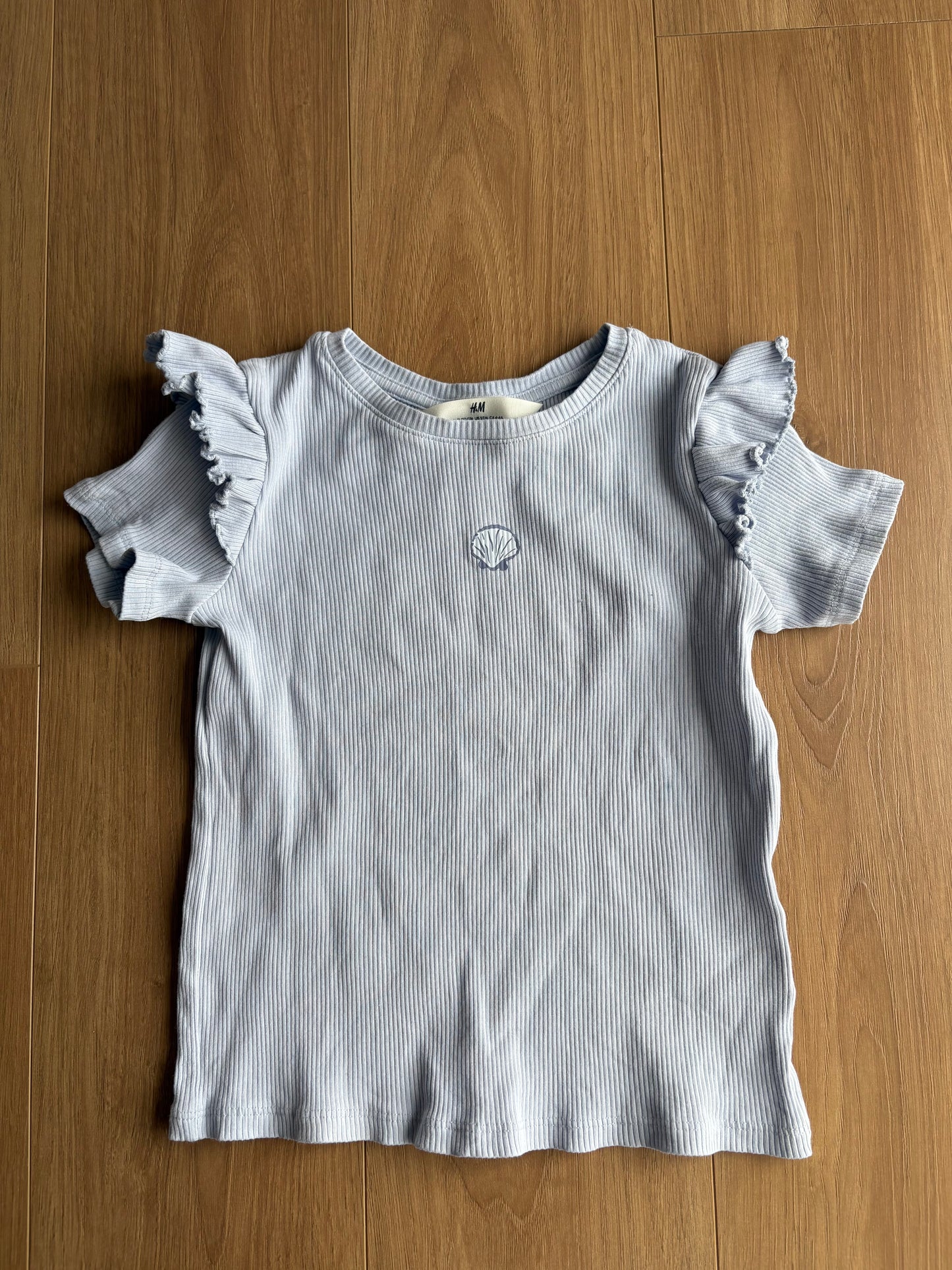 T-shirt côtelé - H&M - 4/6 ans
