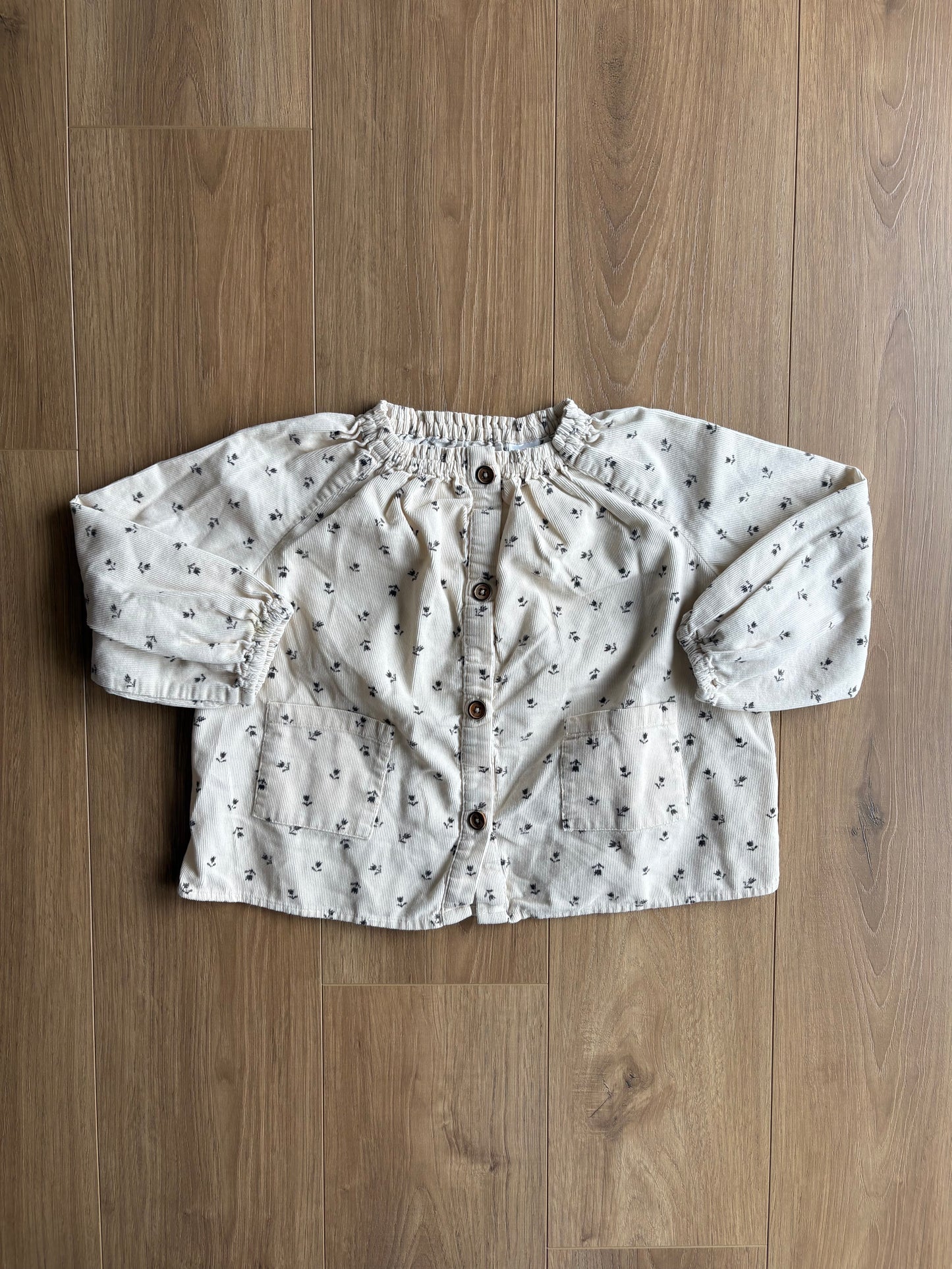*Léger imparfait* Blouse en corduroy - Zara - 4/5 ans