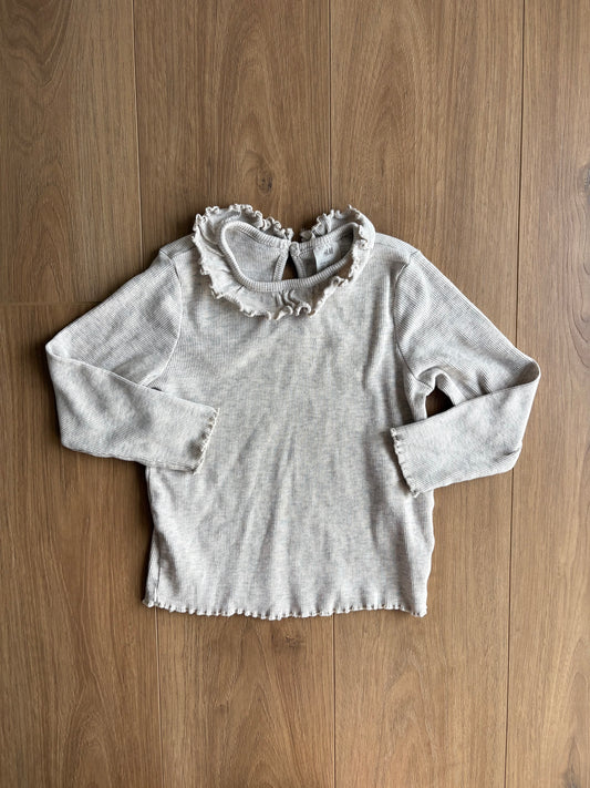 Chandail manches longues côtelé  - H&M - 1 an 1/2 - 2 ans