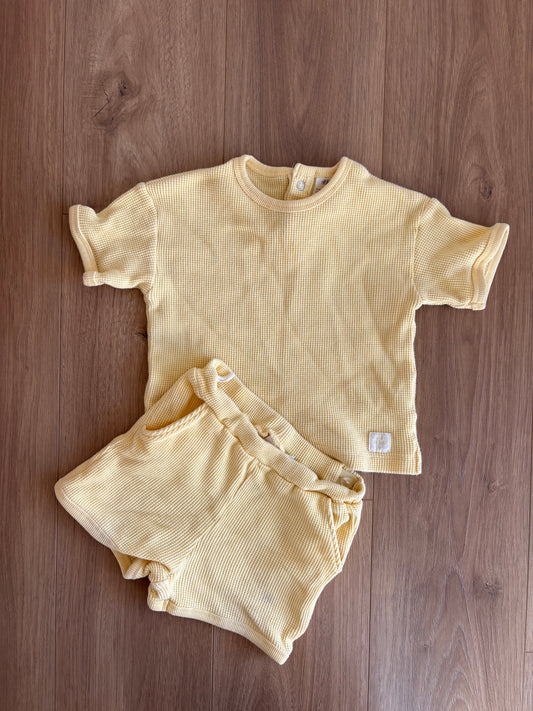 *Tache short* Ensemble 2 pièces - H&M - 9/12 mois