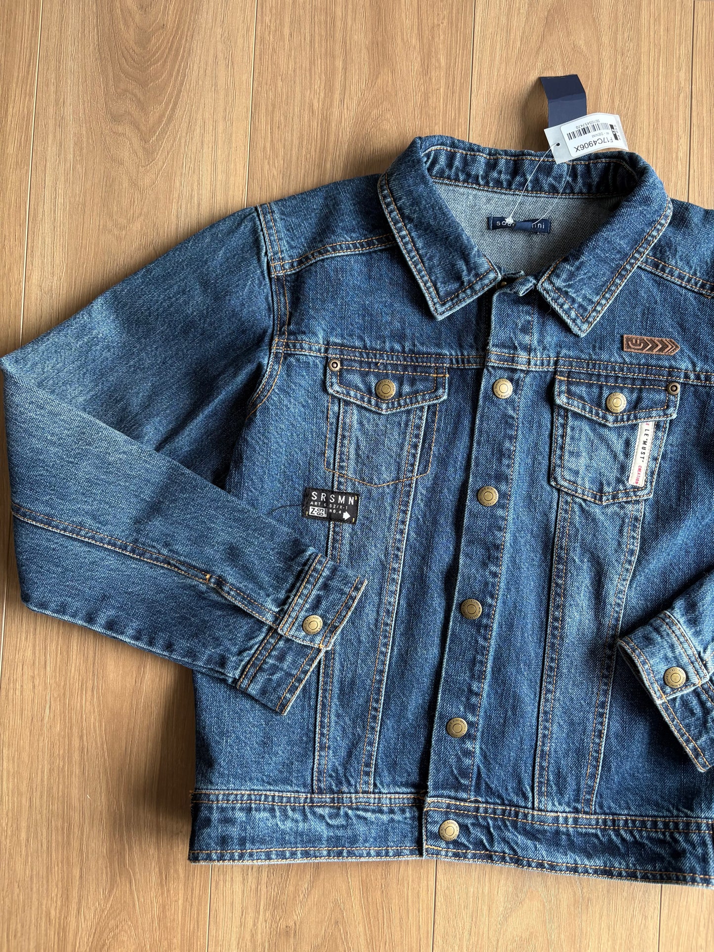 *Neuf* Manteau jeans - Souris mini - 12 ans