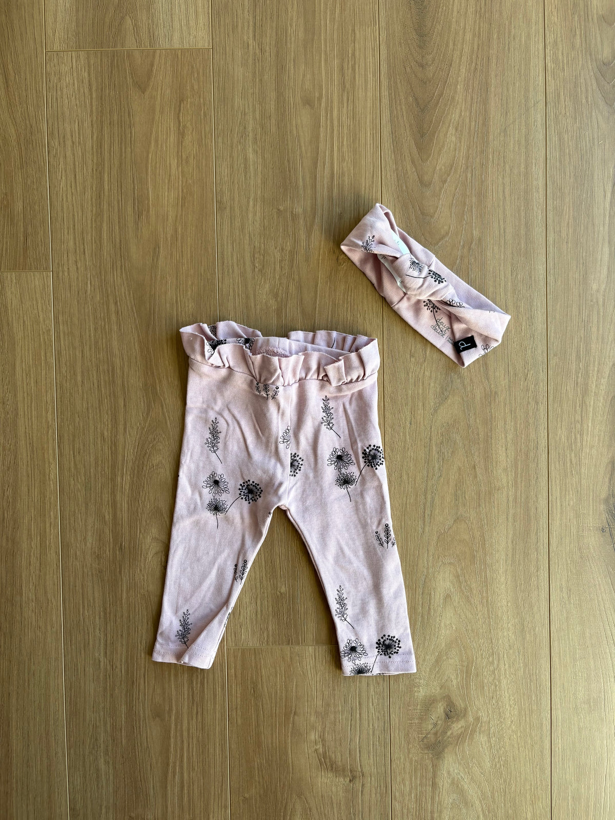 Legging + bandeau - Deux par deux - 6 mois