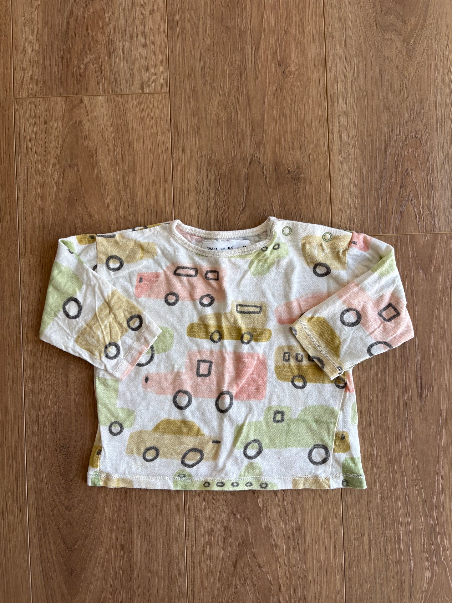 Chandail manches longues - Zara - 6/9 mois