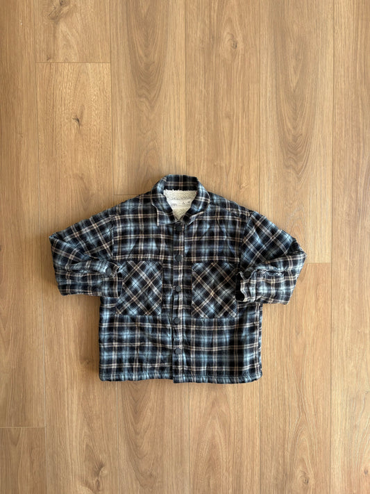 Manteau effet chemise *intérieur sherpa* - Zara - 4 ans