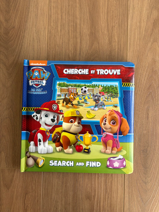 Cherche et trouve Paw Patrol (Anglais & français)